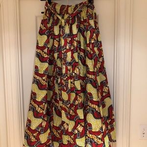 African Print Skirt
